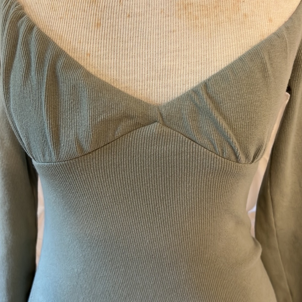 Princess Polly RENEE MINI DRESS GREEN - Picture 7 of 7